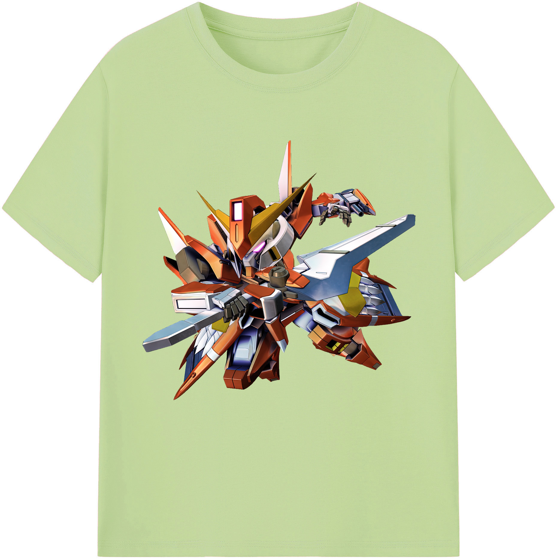 （画像用） 機動戦士ガンダム Mobile Suit Gundam 綿100％半袖Tシャツ（フロントプリント）